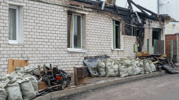 Professional Soot Cleanup technician working in Largo, FL